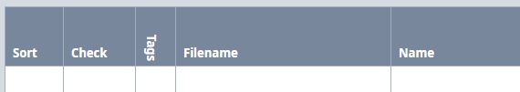 Filename column image