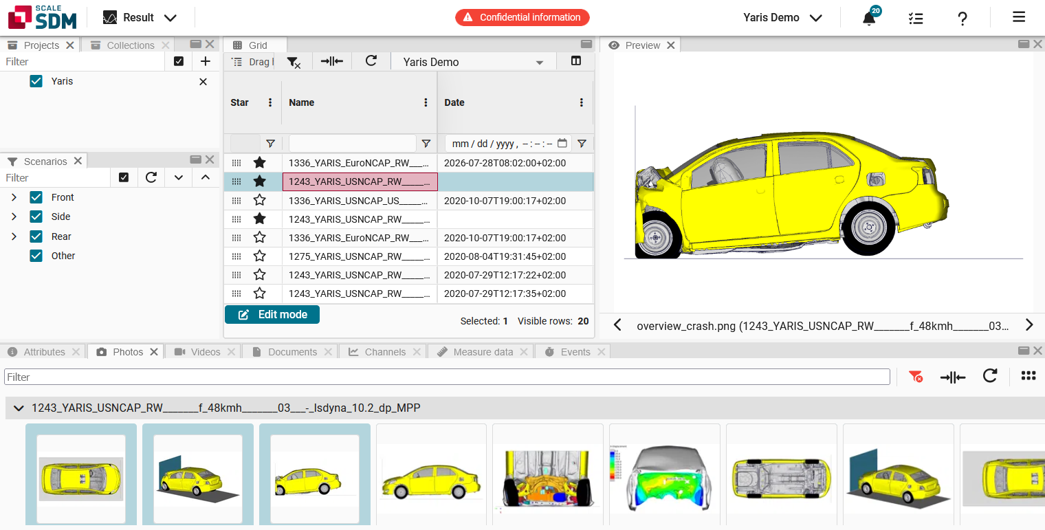 Preview tab for images and videos image