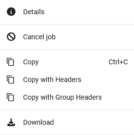 Cancel a job image