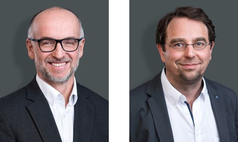 Geschäftsführer der SCALE, Dr. Heiner Müllerschön und Dr. Martin Liebscher