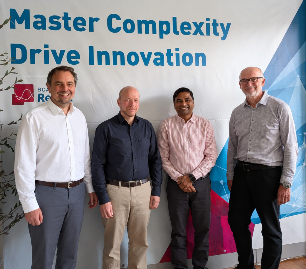 Nitin Kumar von Wissen Baum mit dem SCALE-Managementteam in Dresden
